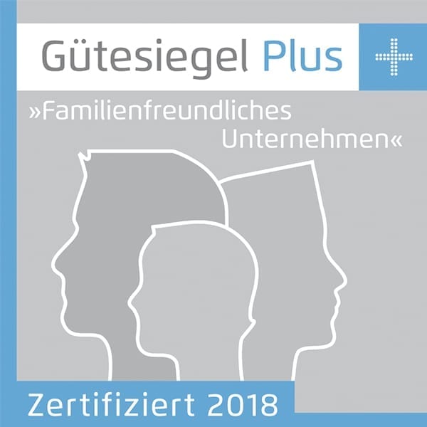 kohlpharma ist als "Familienfreundliches Unternehmen" mit dem Gütesiegel Plus zertifiziert